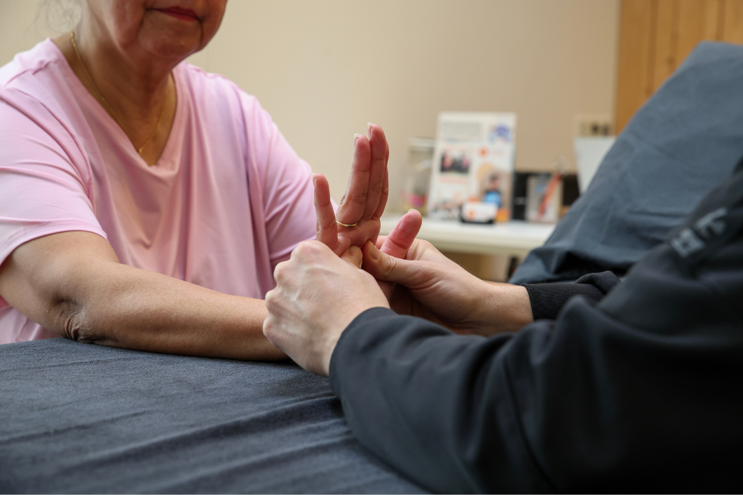 Handblessure bij Fysiotherapie Uniek